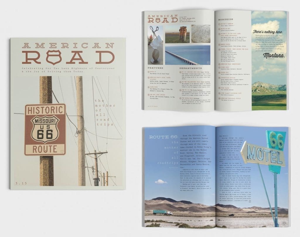 student magazine layout example