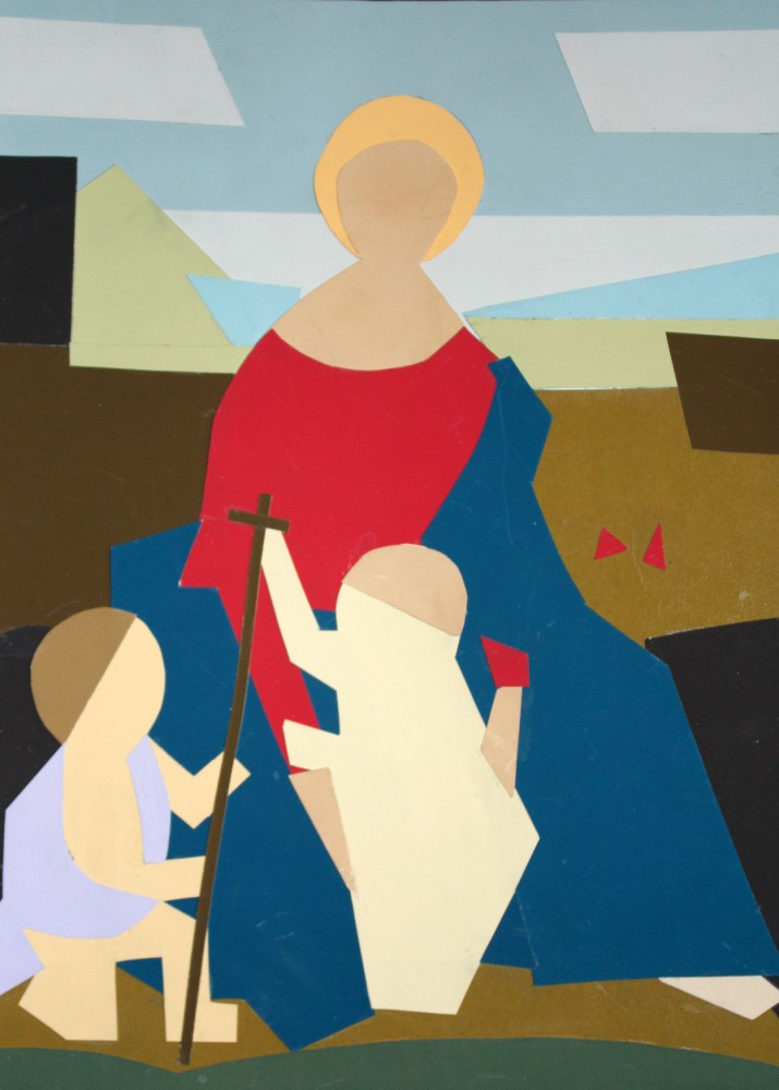 student block print design poster