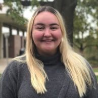 Student Holly France a graduate student