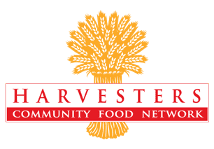 Logo for Harvesters, the Community Food Network
