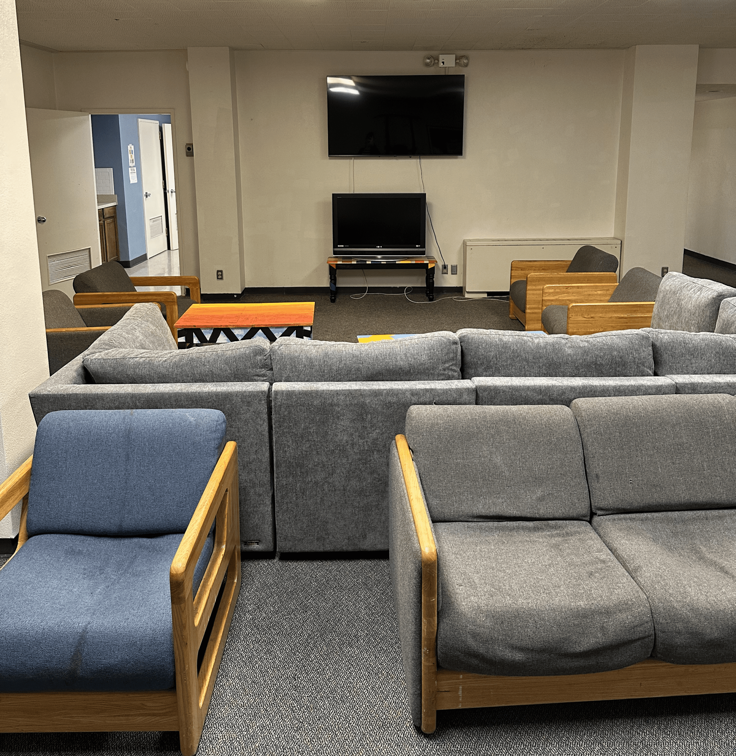 open gathering space in Carandolet